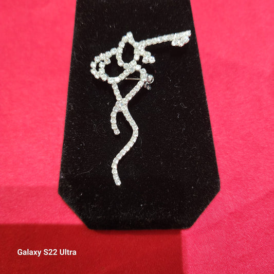 Rhinestone Brooch Pin
