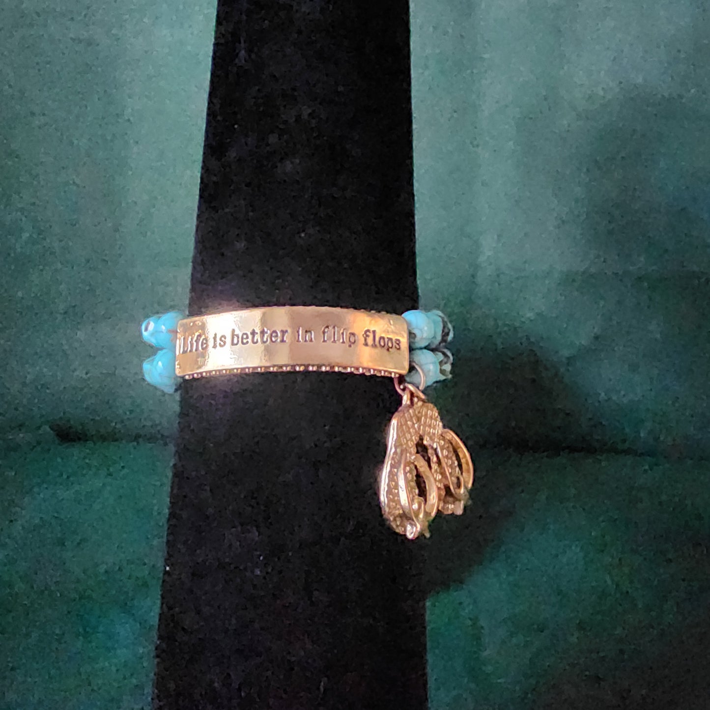 Flip Flop Plate Bracelet