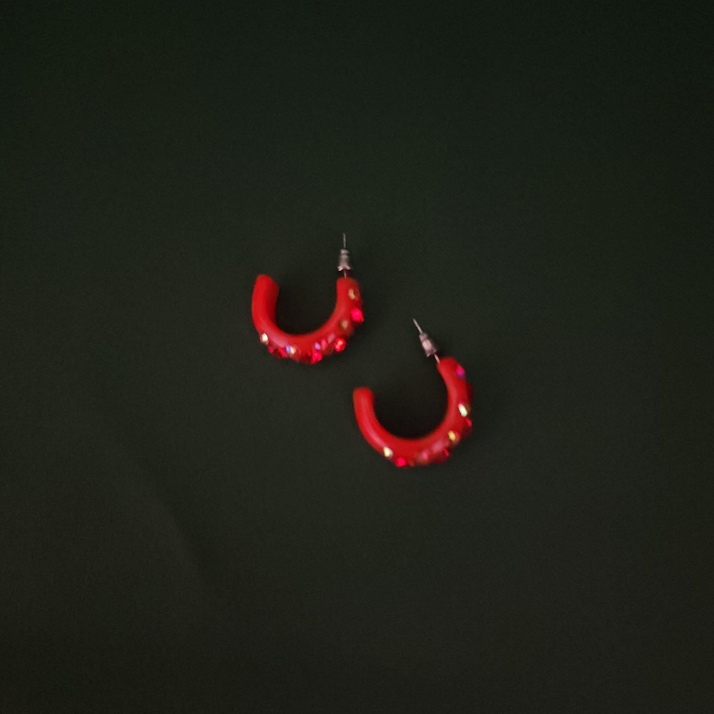 Red Acrylic Hoop