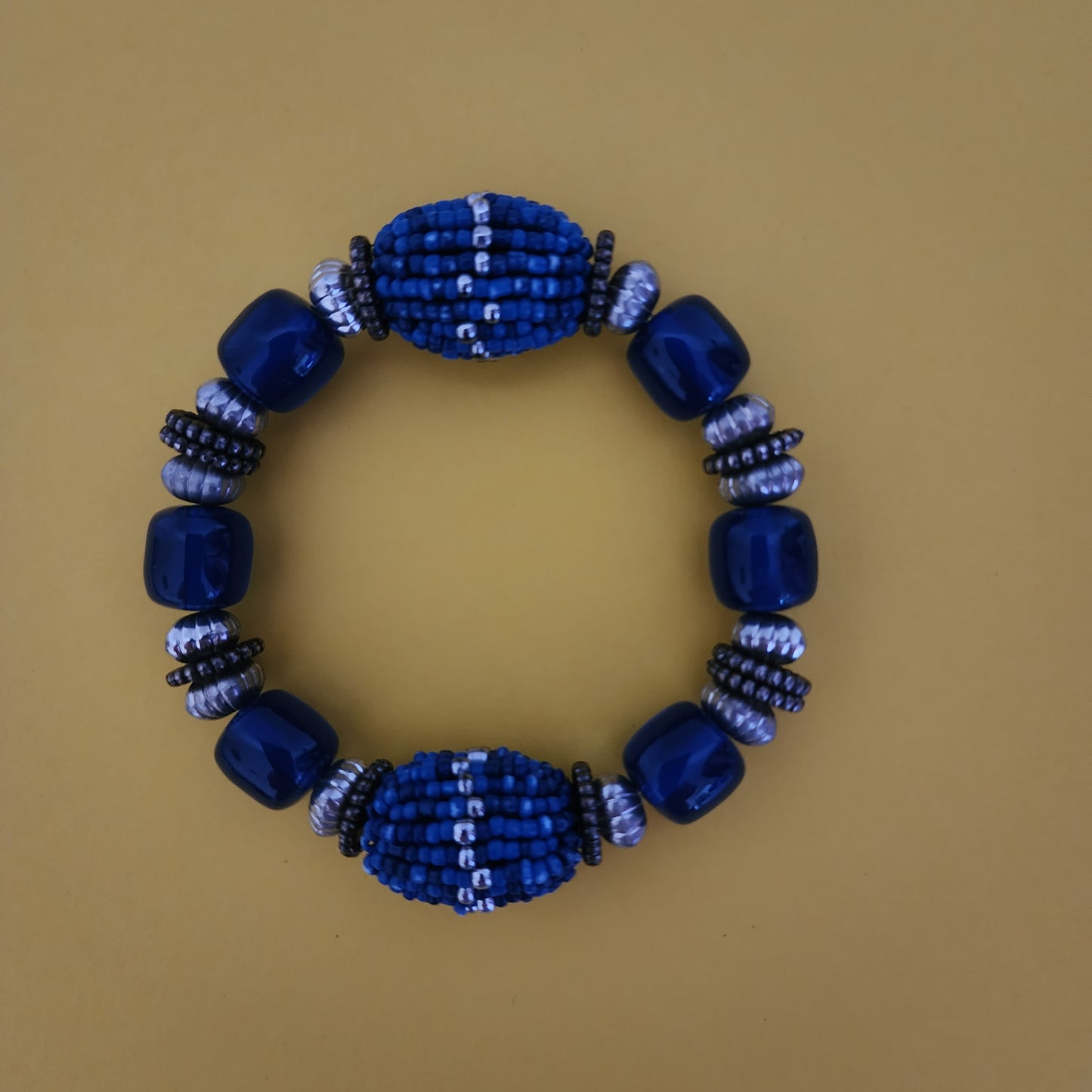 Blue And Silver Brecelet
