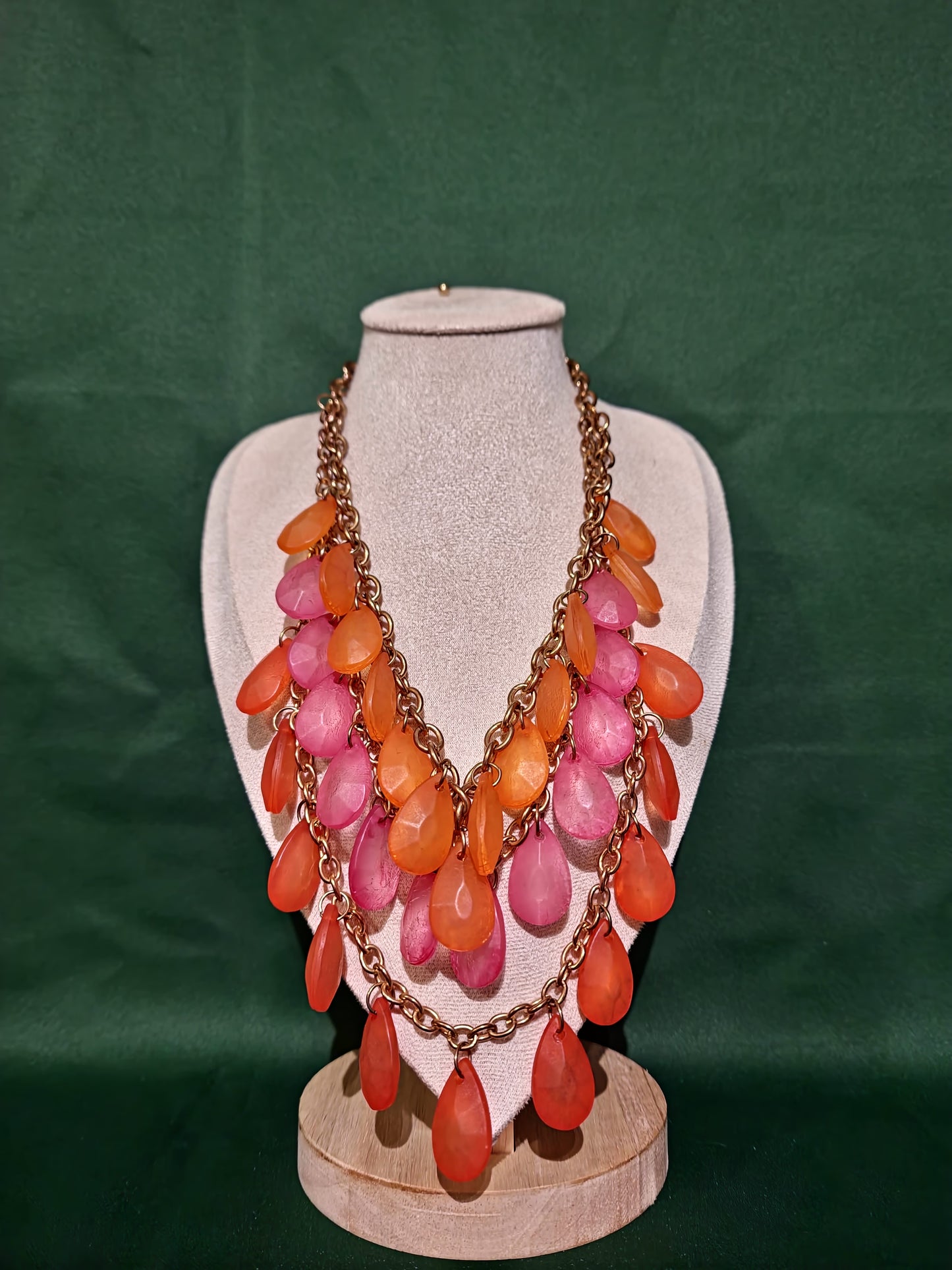 3 Strand Colorful Necklace