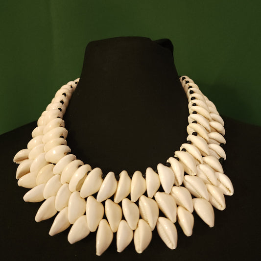 Vintage Cowrie Shell Necklace