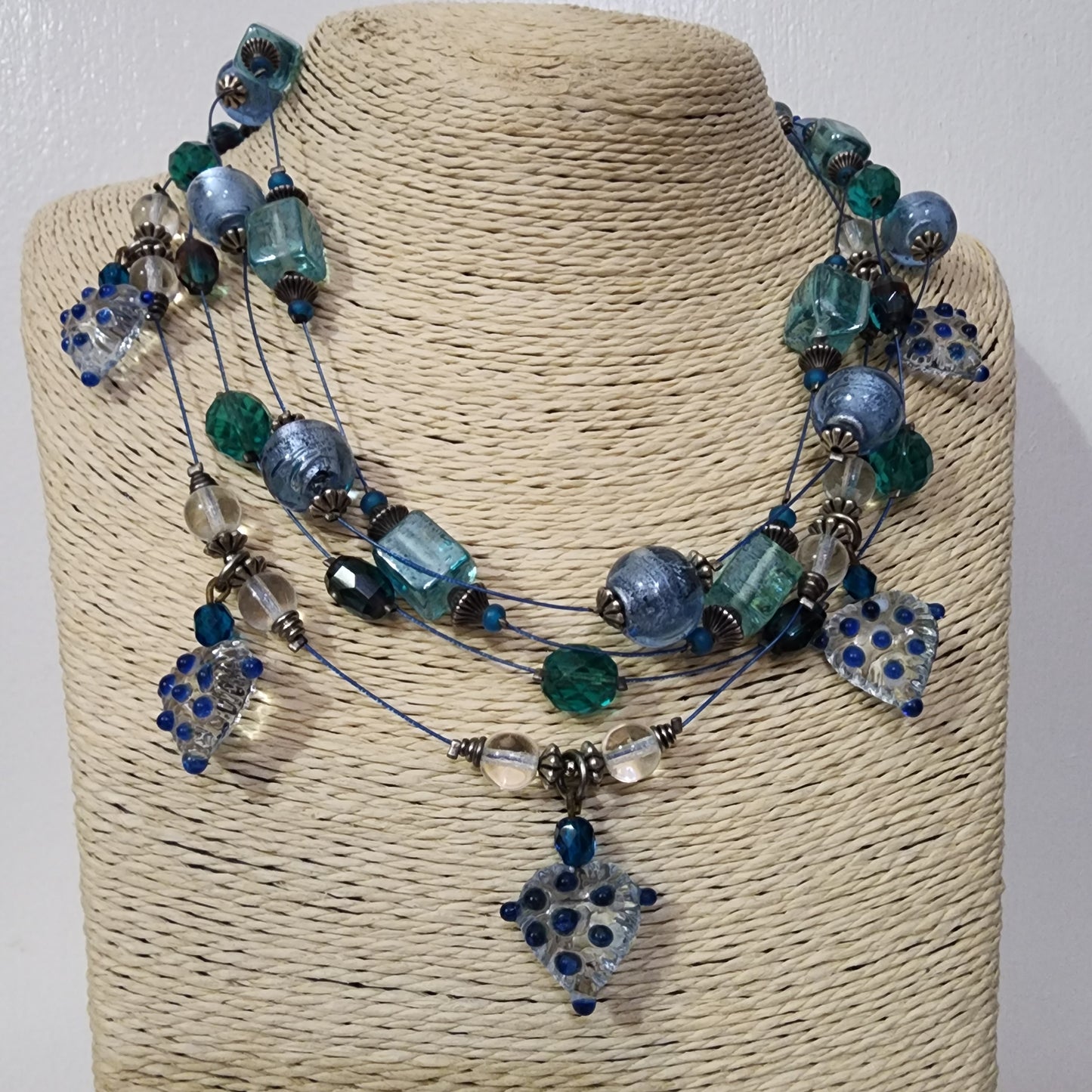 Fleska Vintage 4 Strand Necklace