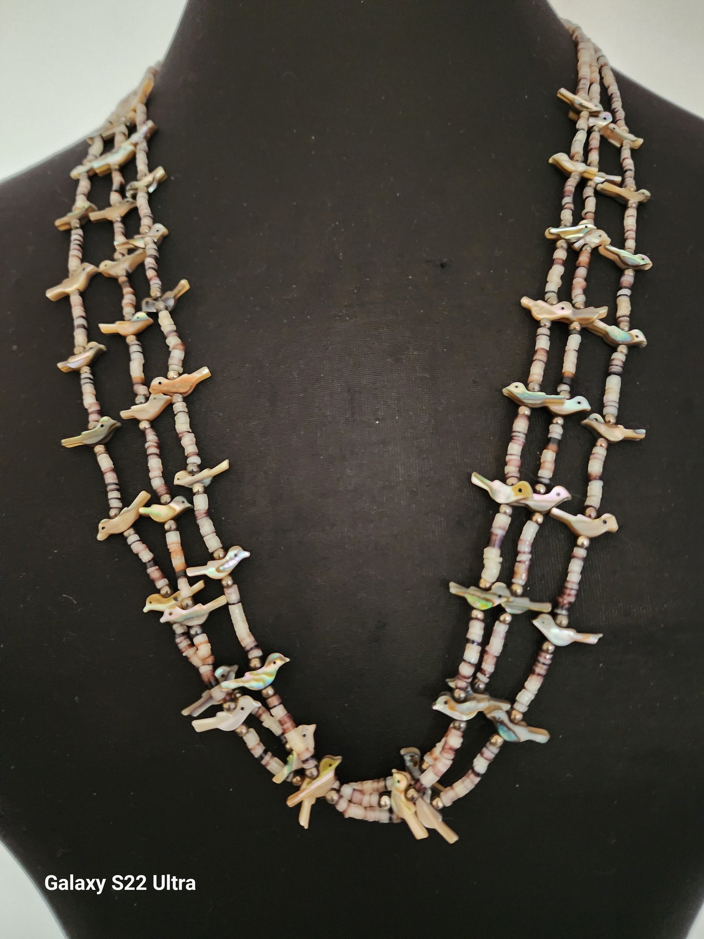 Vintage Indian Shell Heichi Necklace