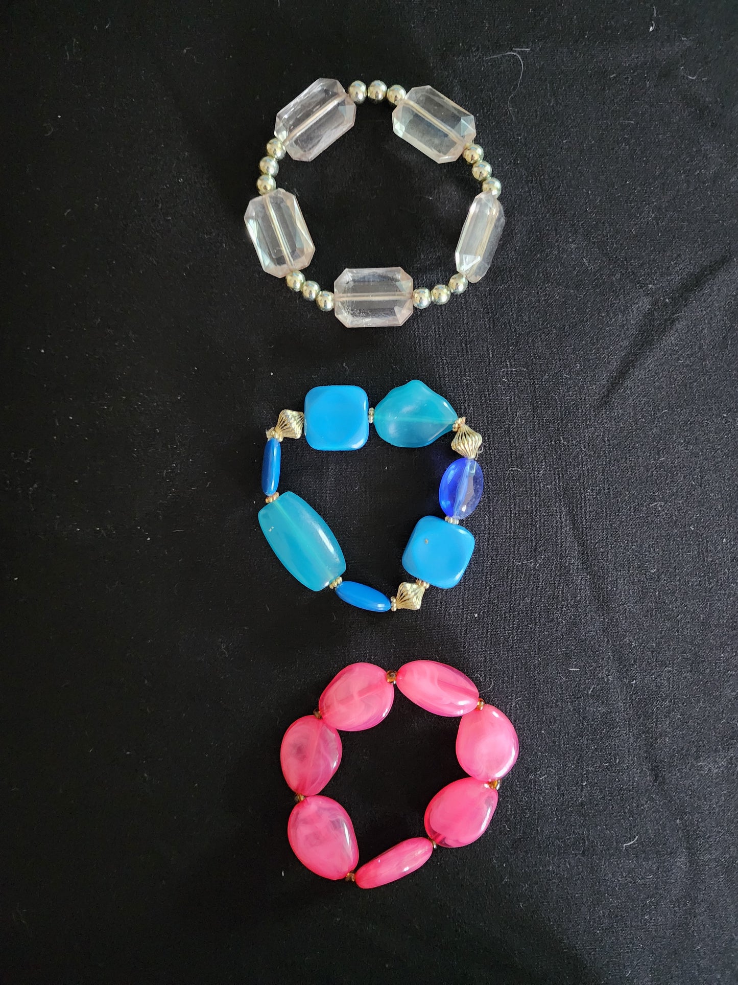 3 Faux Beads Bracelet