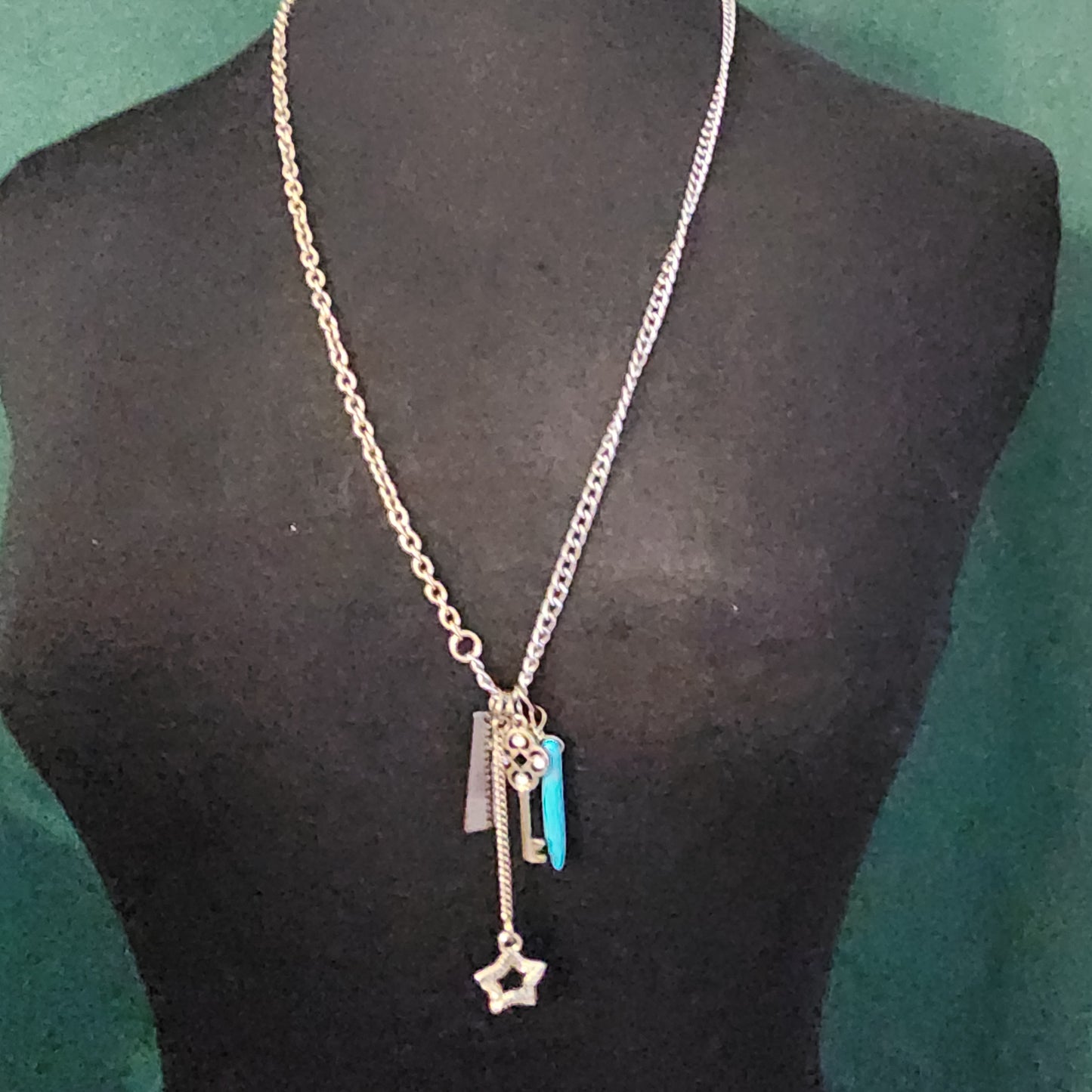 Long Necklace with Charms