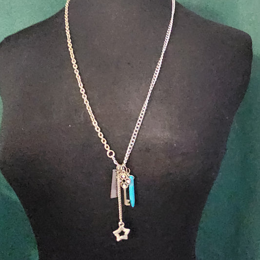 Long Necklace with Charms