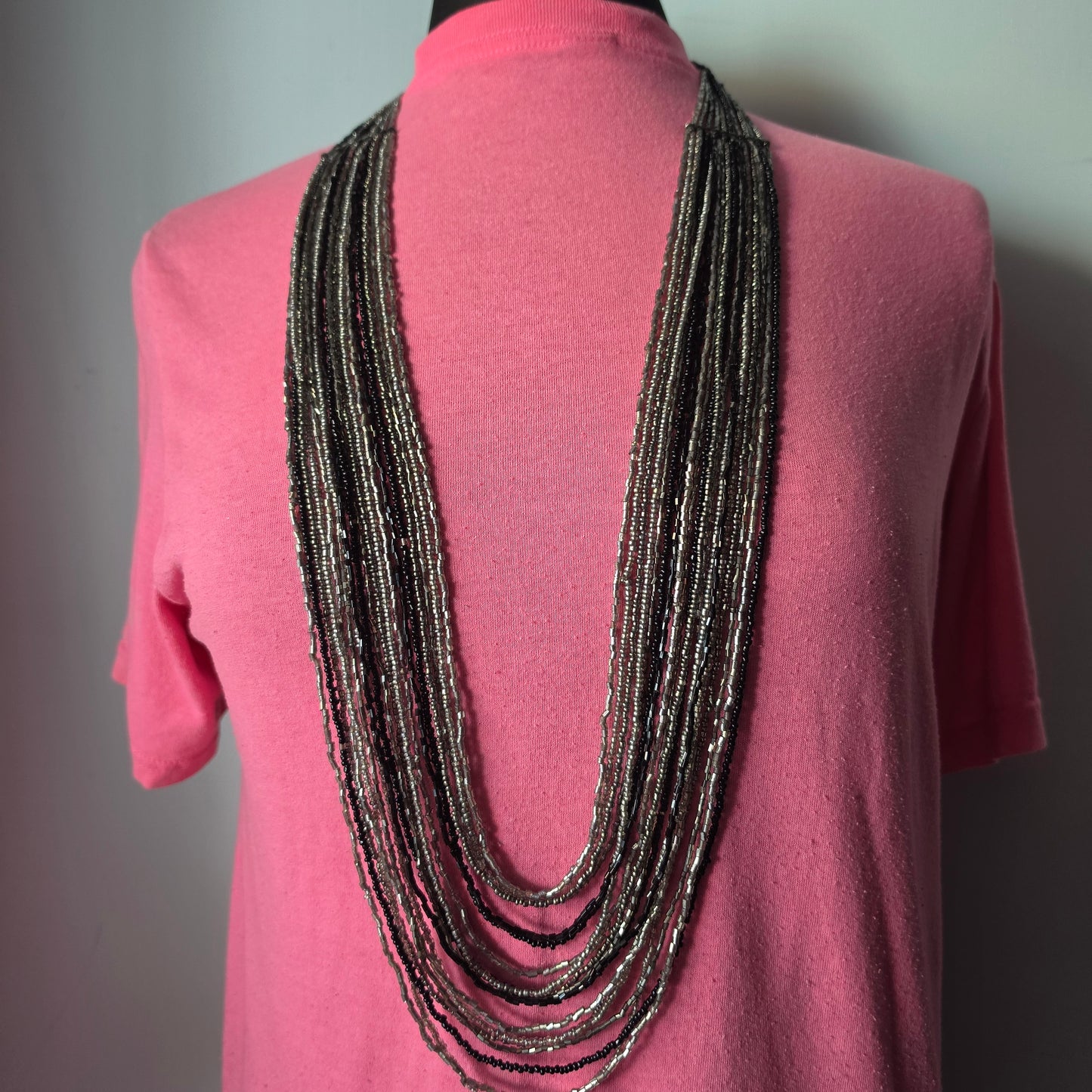 Multi Strand Bead Necklace