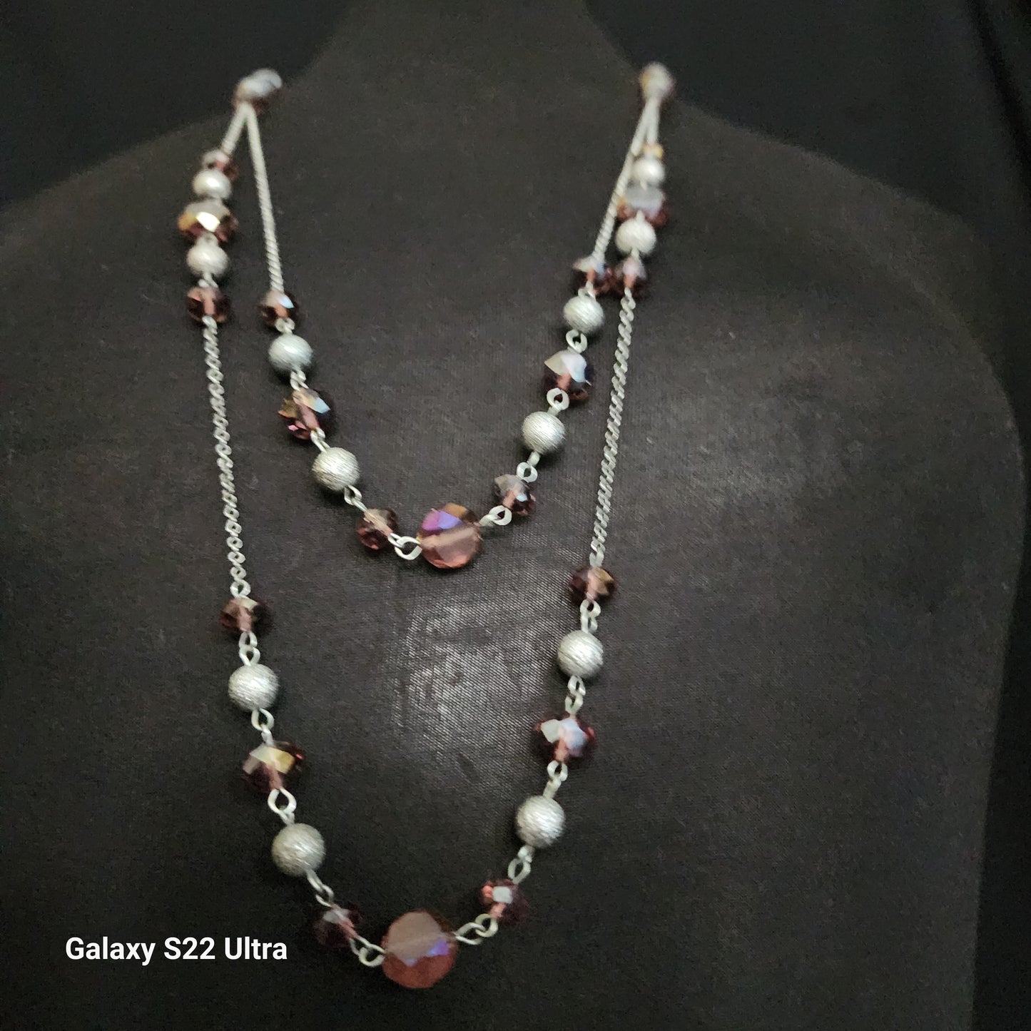 Vintage Double layer Beaded Necklace