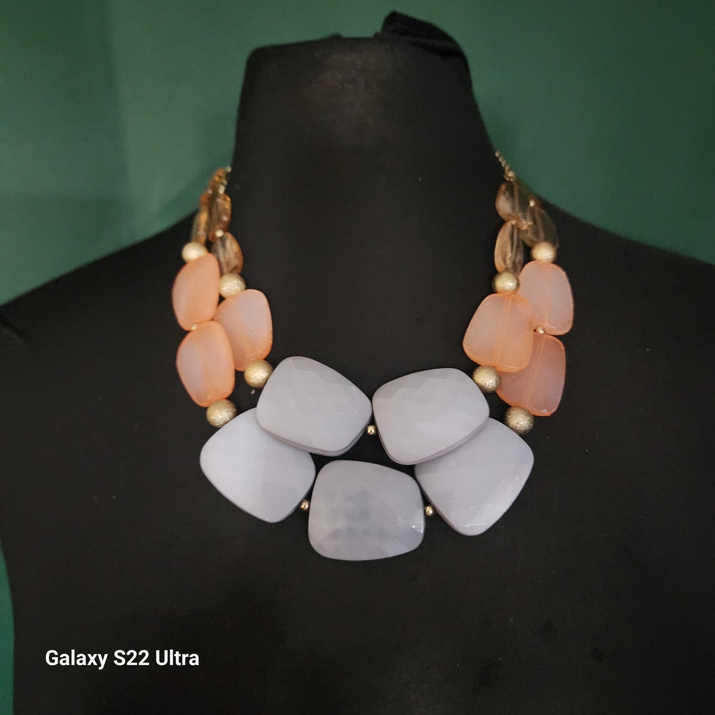 2 Strand Statement Necklace