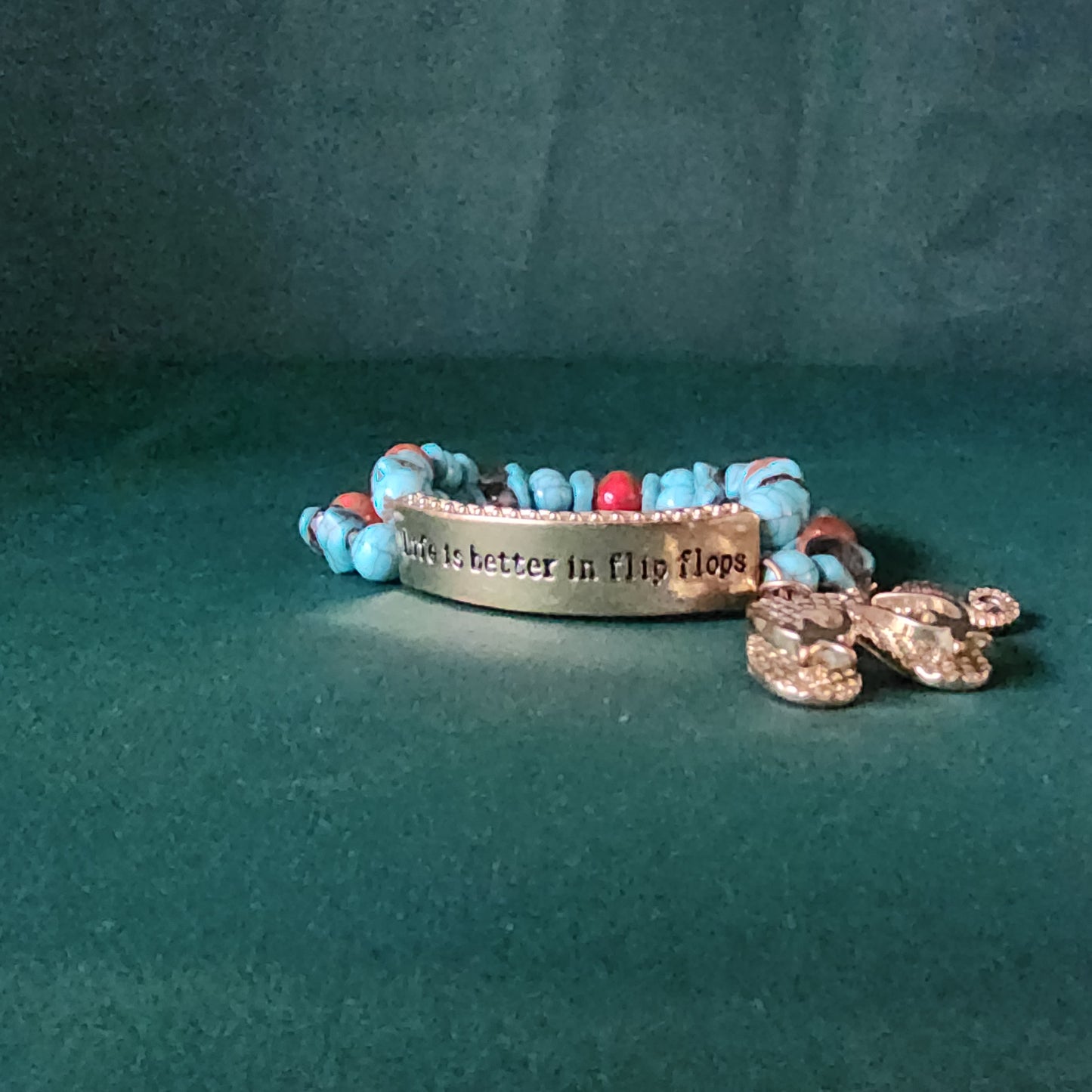 Flip Flop Plate Bracelet