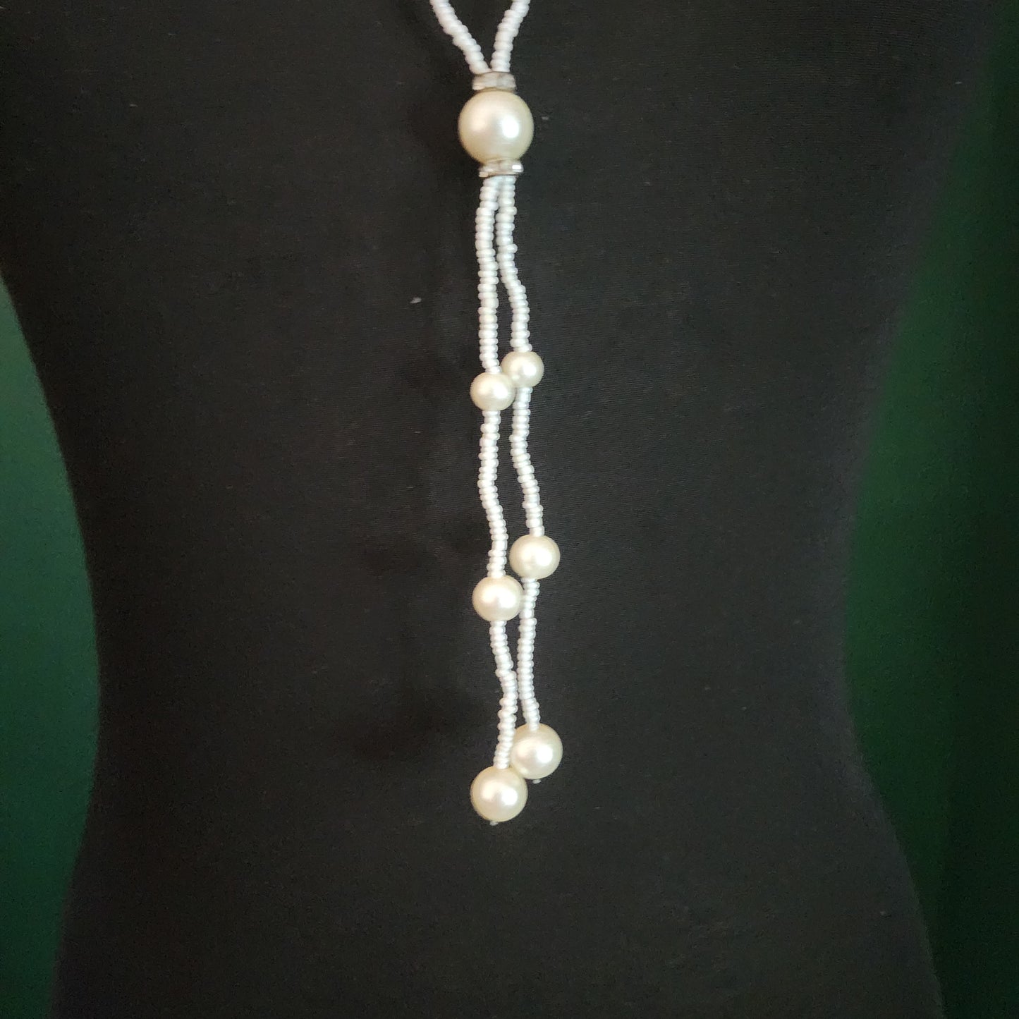 Long Tassel Necklace with earings