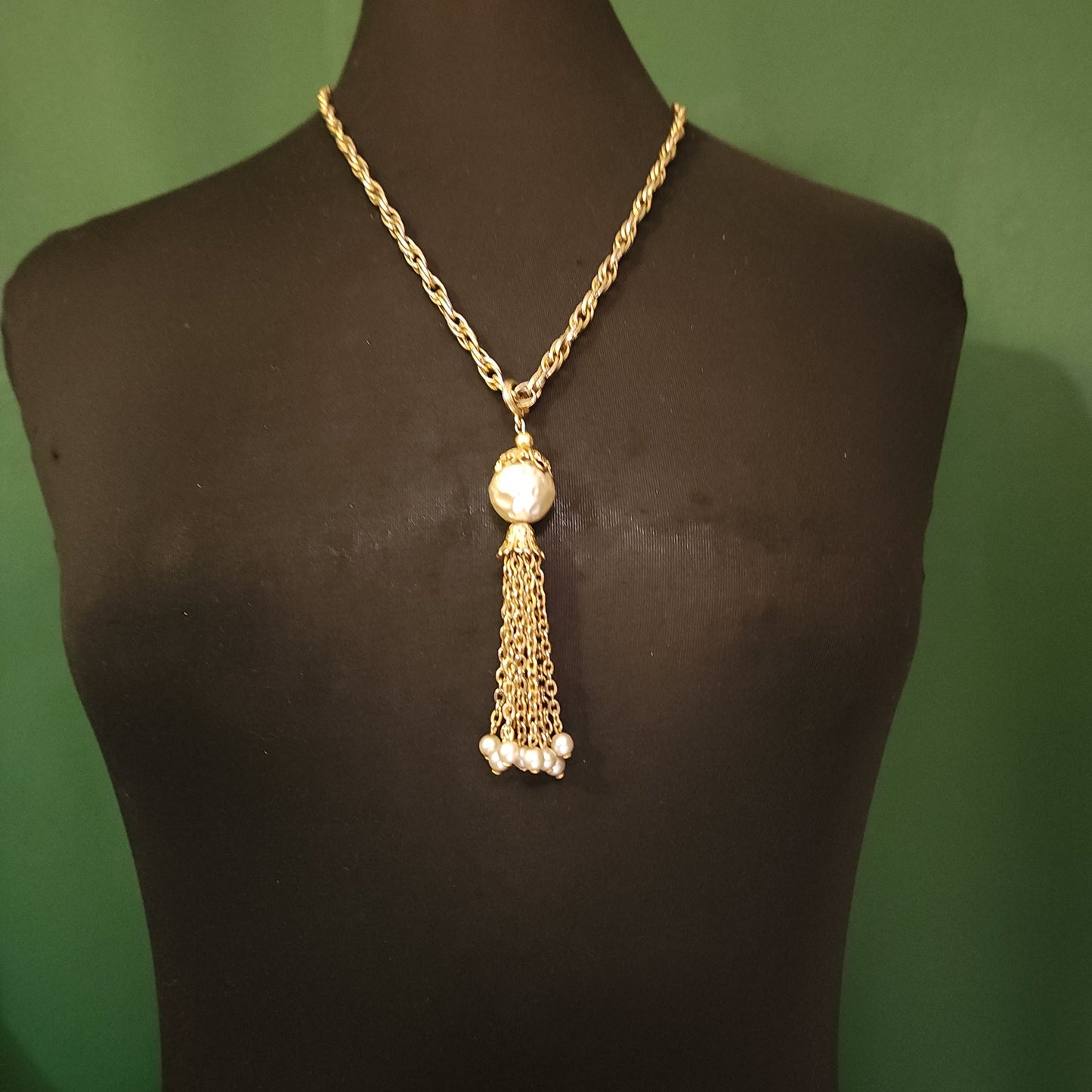 Park Lane Vintage Art Deco Tassel Necklace