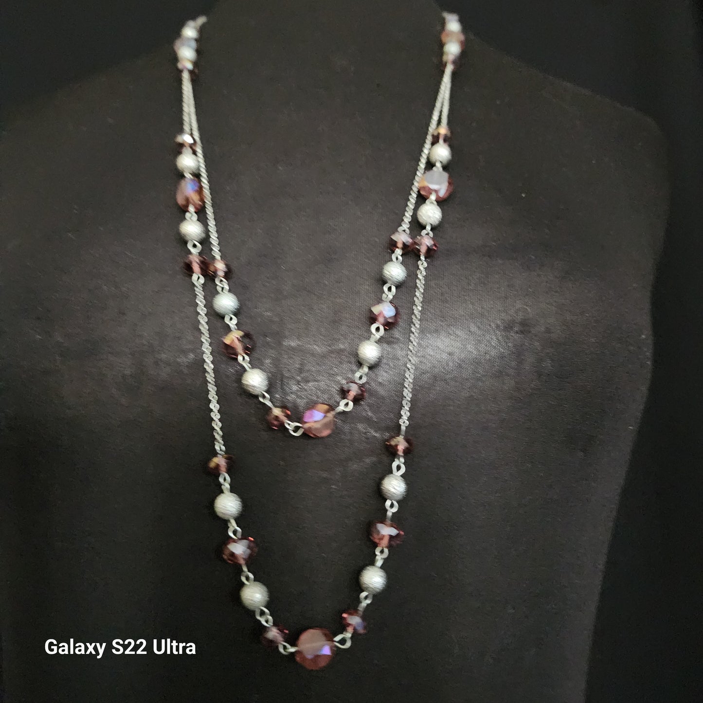 Vintage Double layer Beaded Necklace