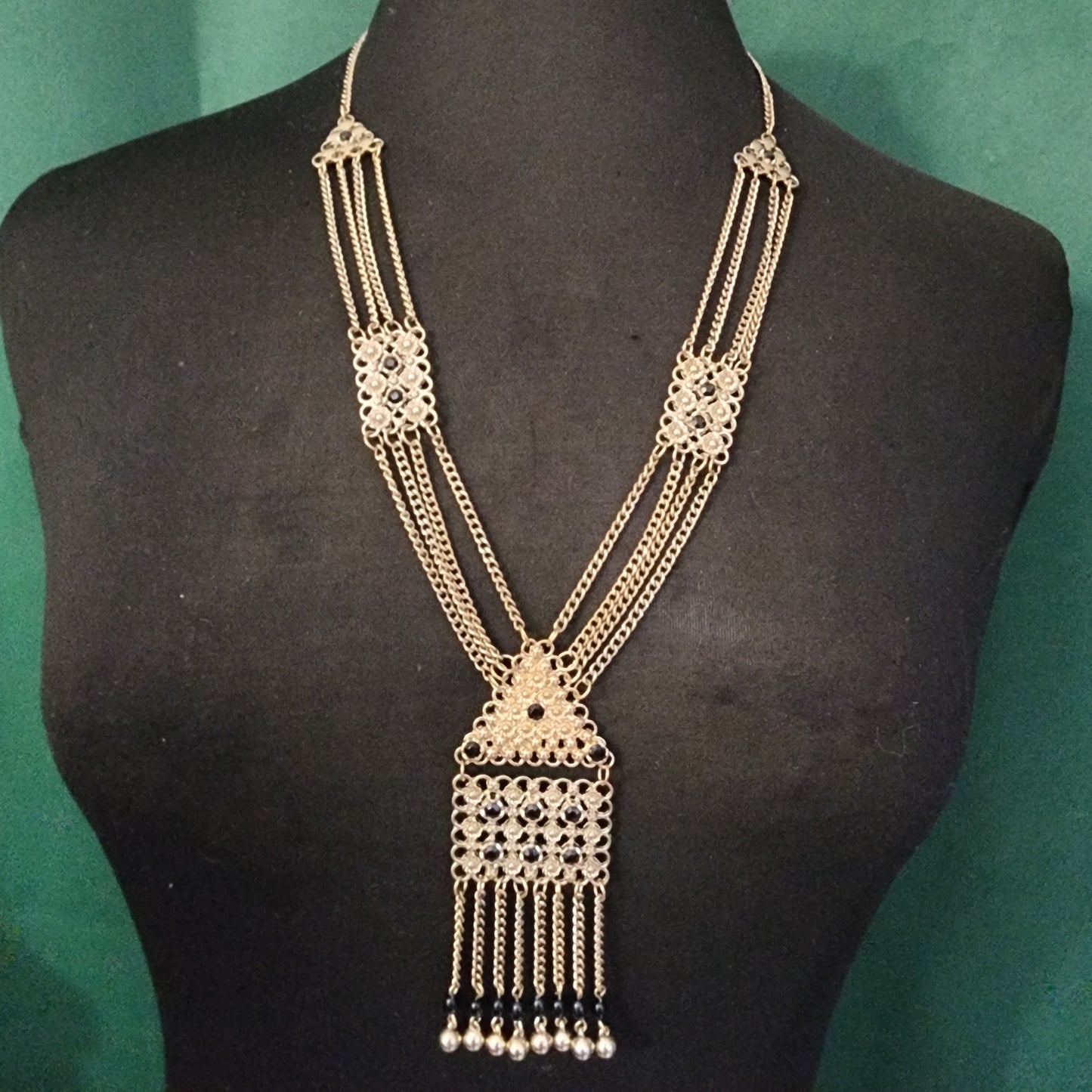 Vintage Etruscan Style Necklace