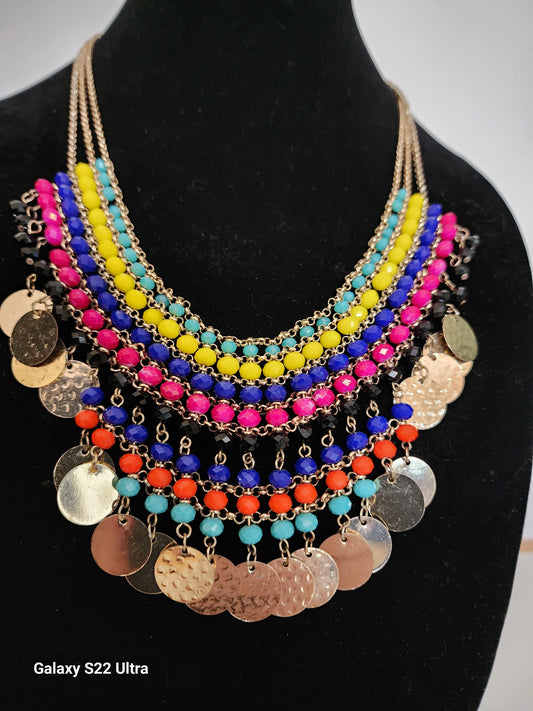 Aldo Multicolor Statement Necklace