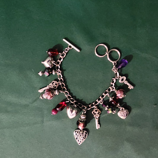Vintage Key of my Heart Bracelet