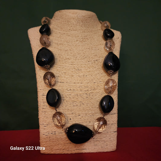 Acrylic Vintage Bulky Necklace