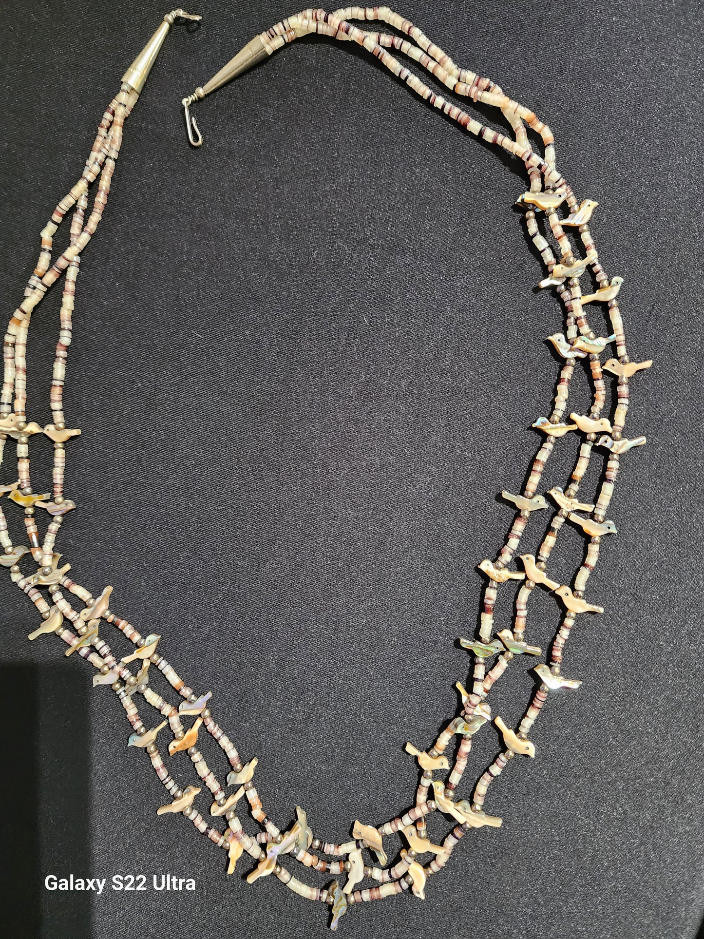 Vintage Indian Shell Heichi Necklace